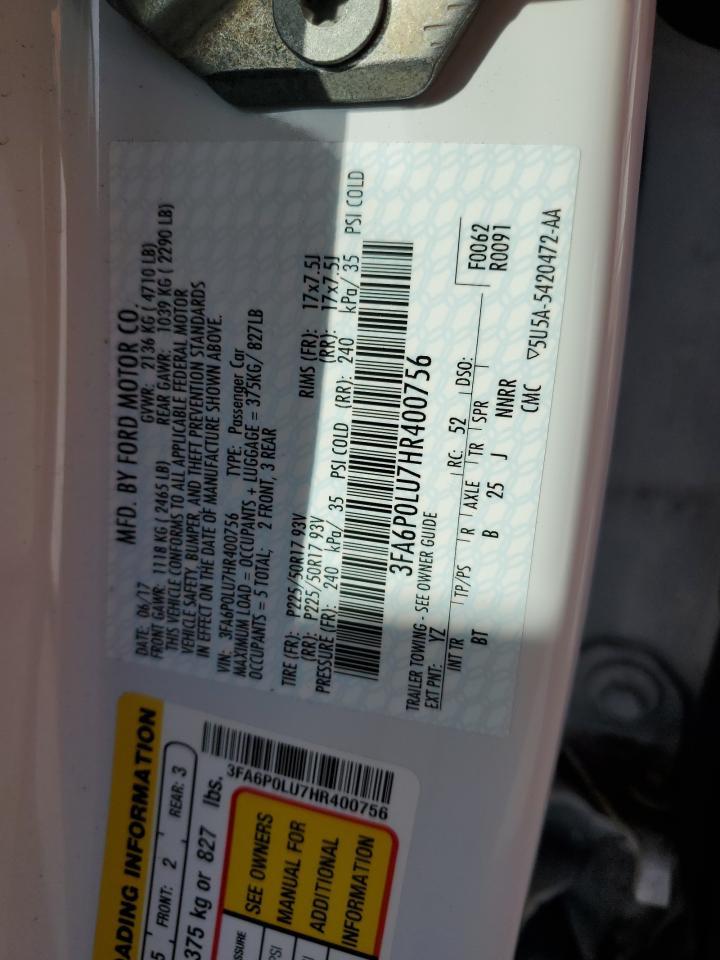 2017 FORD FUSION