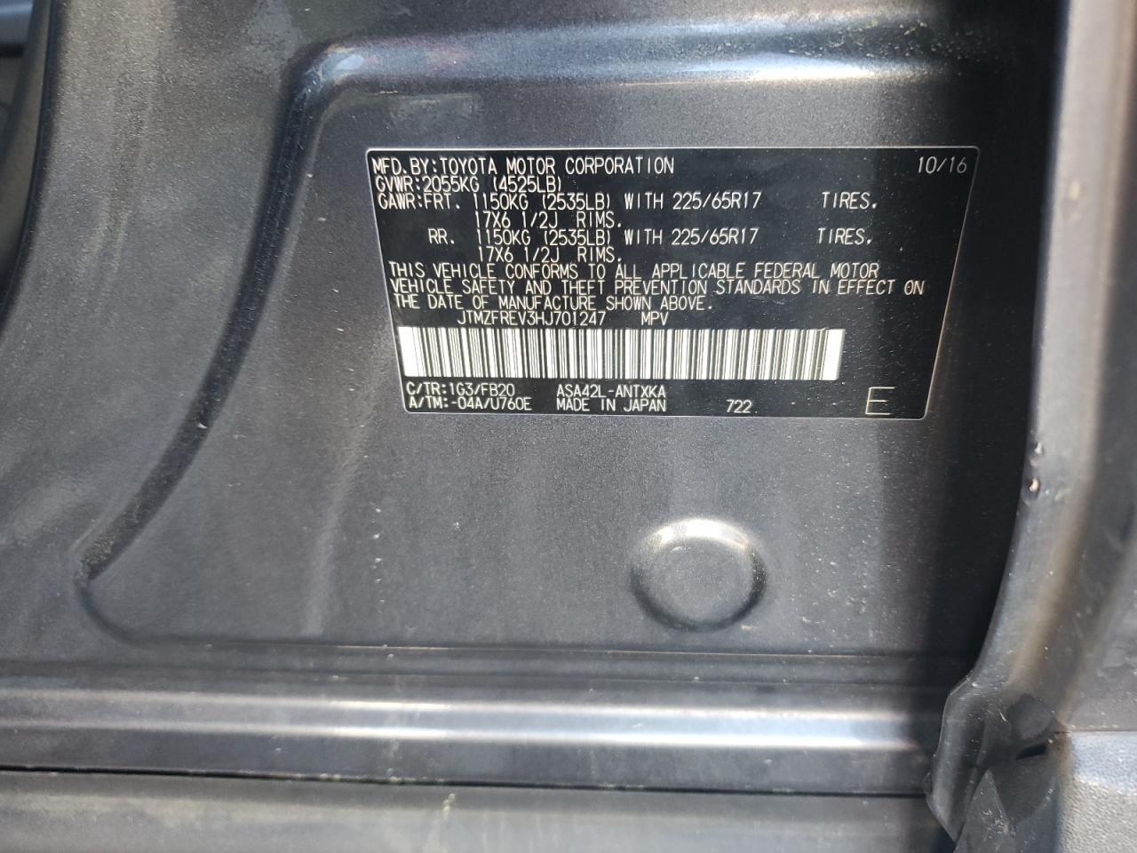 2017 TOYOTA RAV4