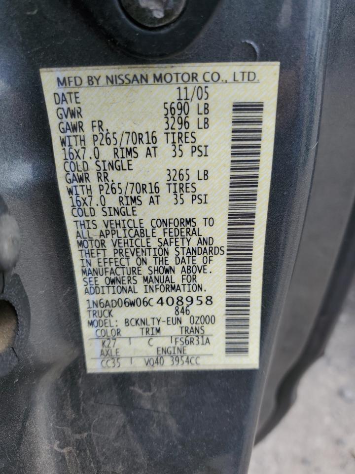 2006 NISSAN Frontier