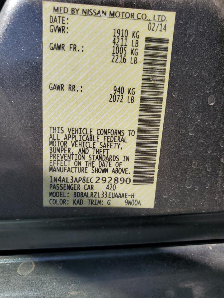 2014 NISSAN ALTIMA