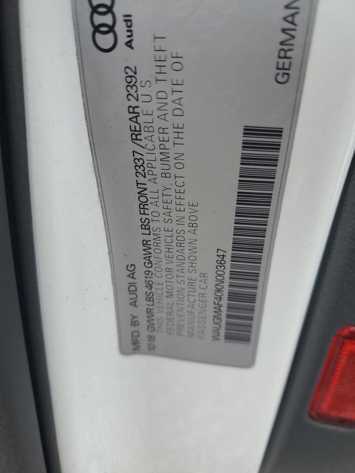 2019 AUDI A4