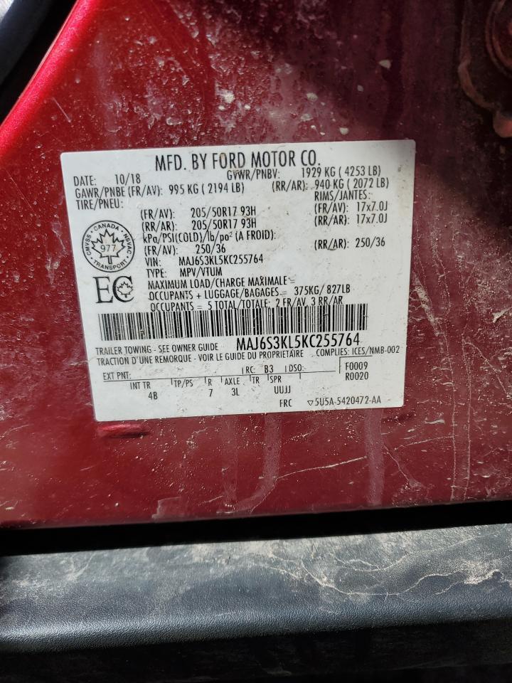 2019 FORD EcoSport