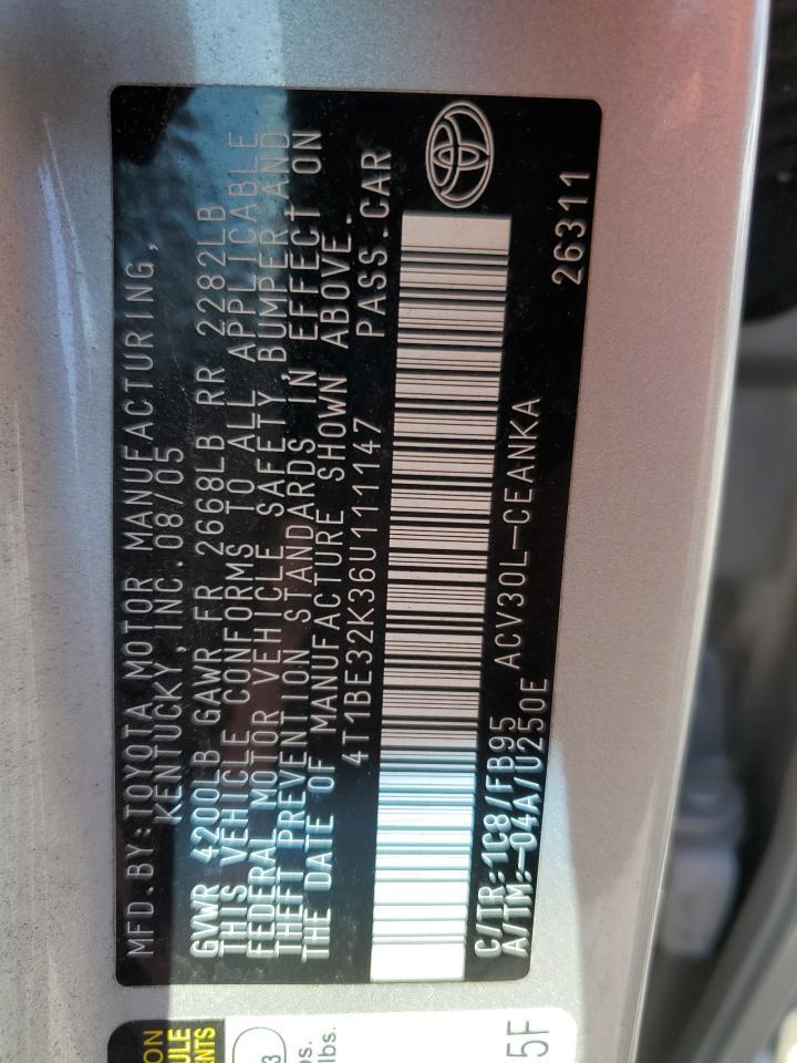 2006 TOYOTA CAMRY
