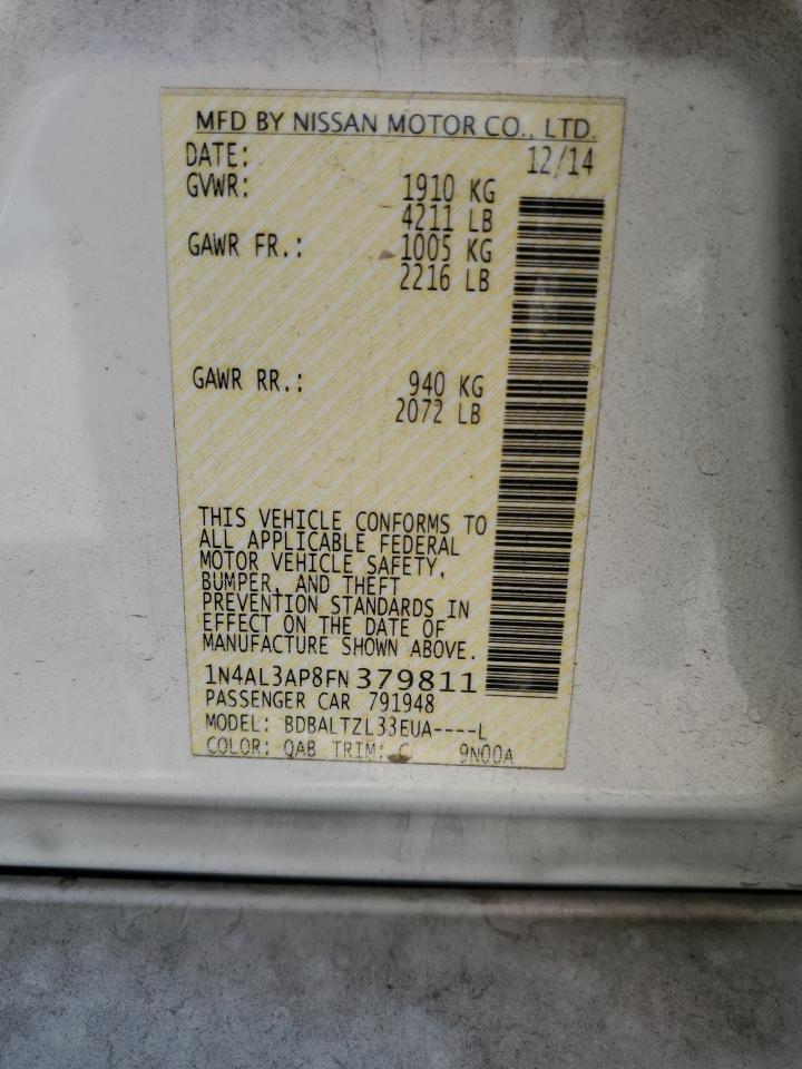 2015 NISSAN ALTIMA