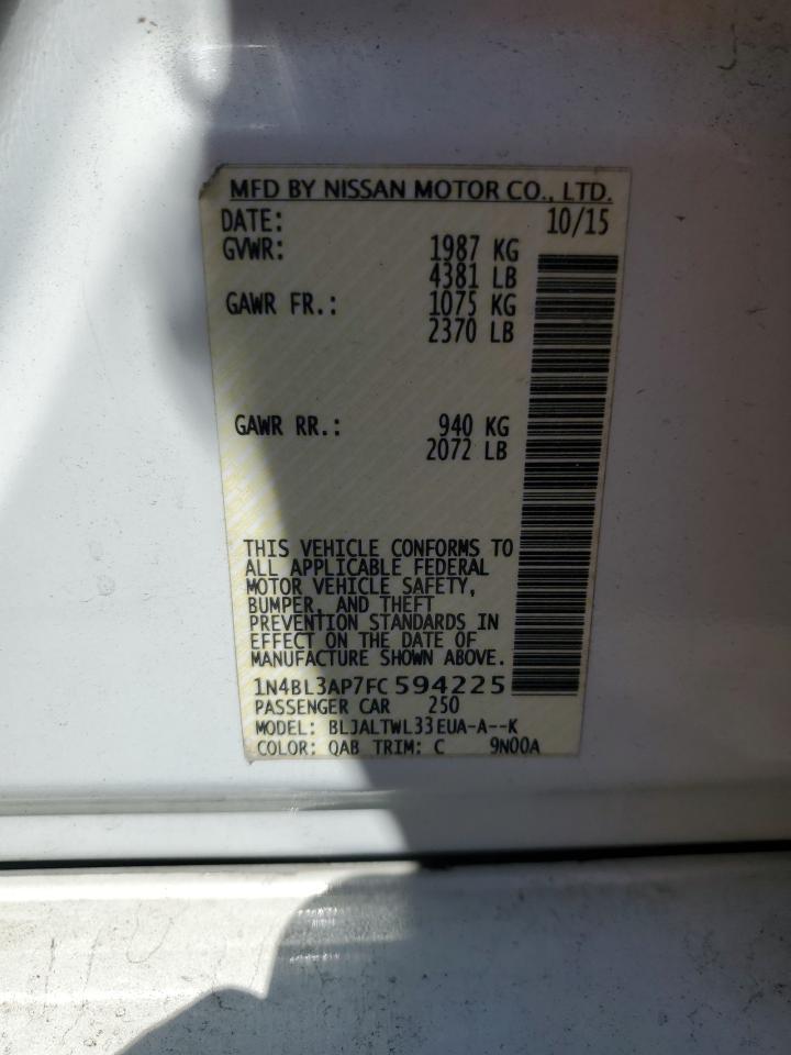 2015 NISSAN ALTIMA