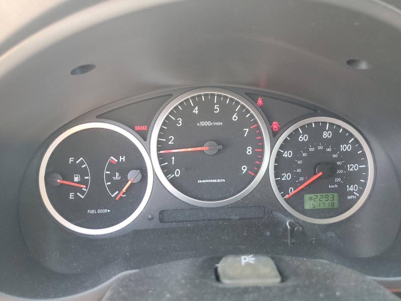 2005 SUBARU WRX