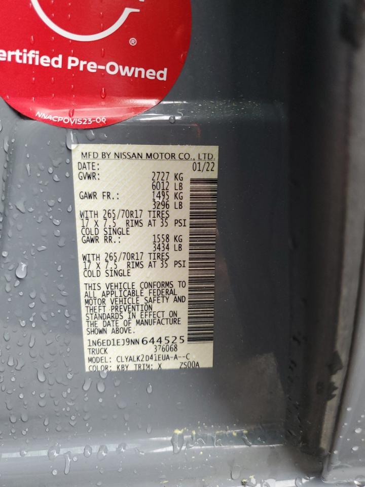 2022 NISSAN Frontier
