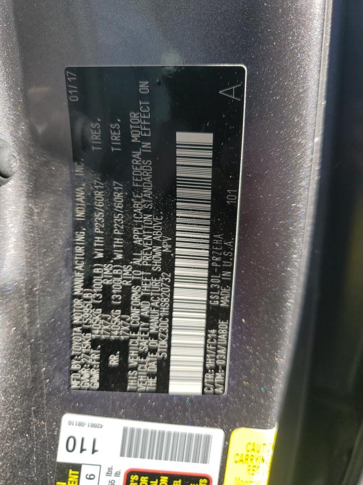 2017 TOYOTA SIENNA