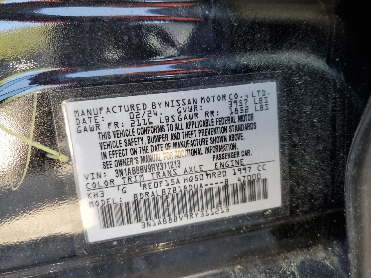 2024 NISSAN SENTRA