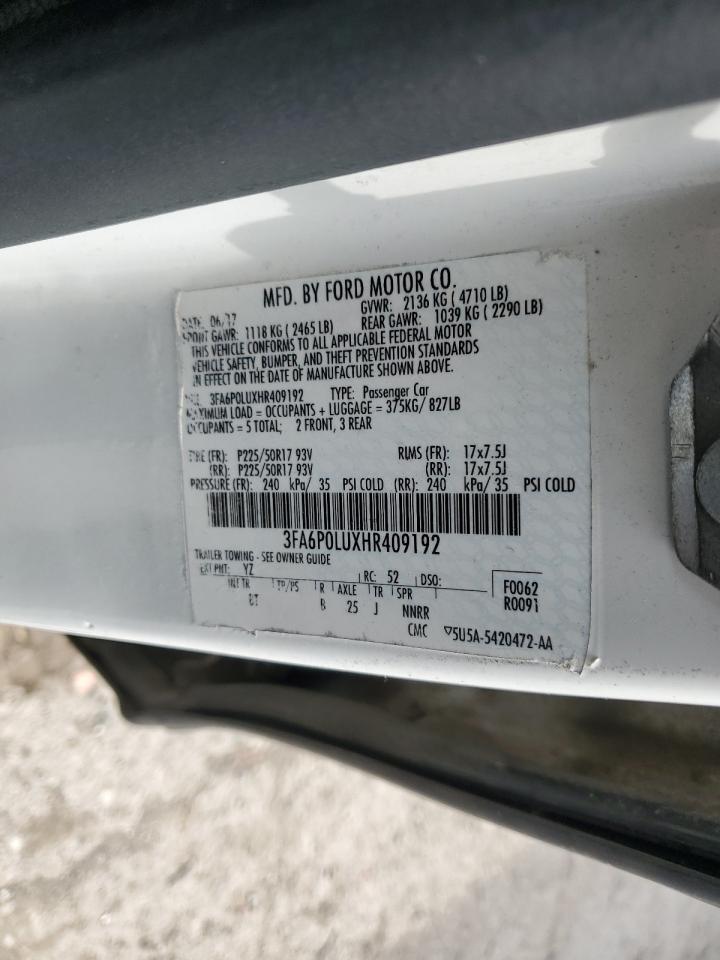 2017 FORD FUSION