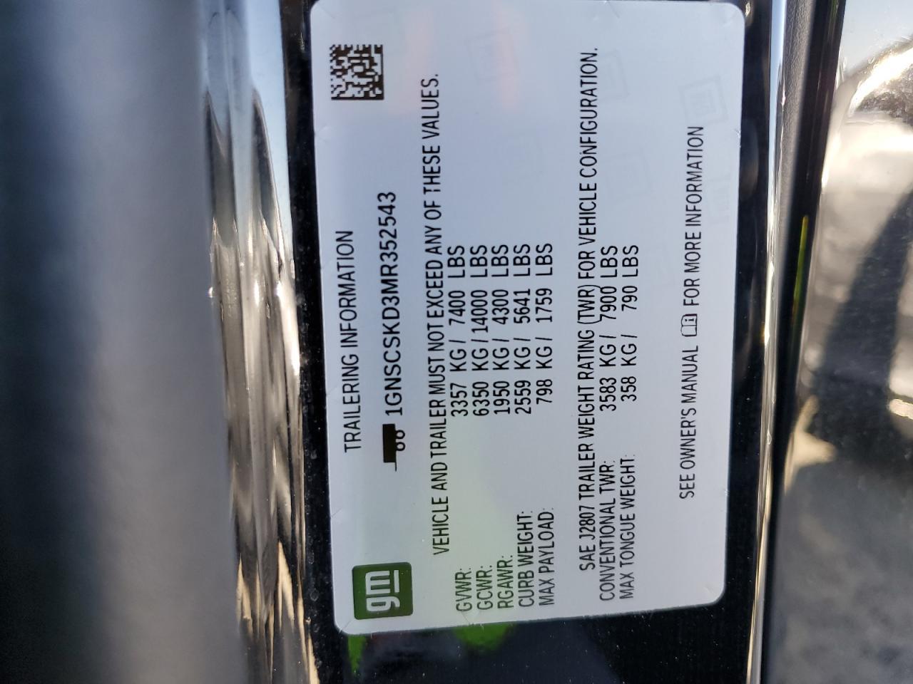 2021 CHEVROLET Tahoe