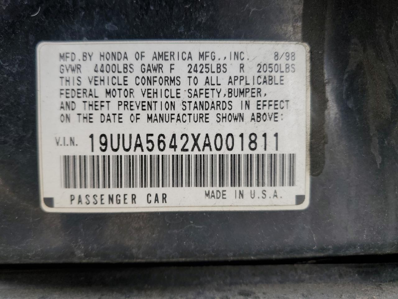 1999 ACURA TL