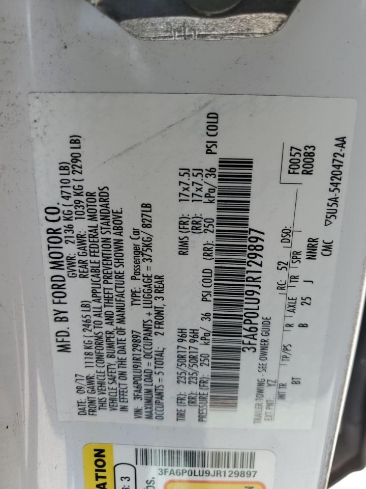 2018 FORD FUSION