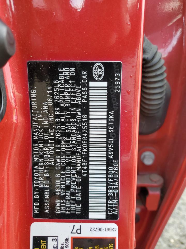 2014 TOYOTA CAMRY