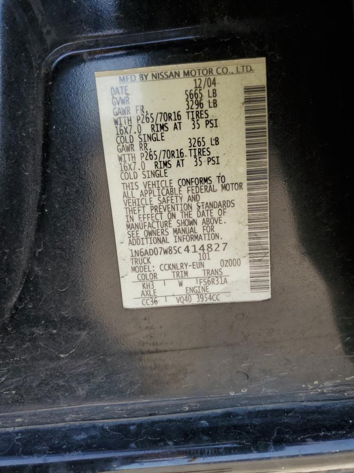 2005 NISSAN Frontier