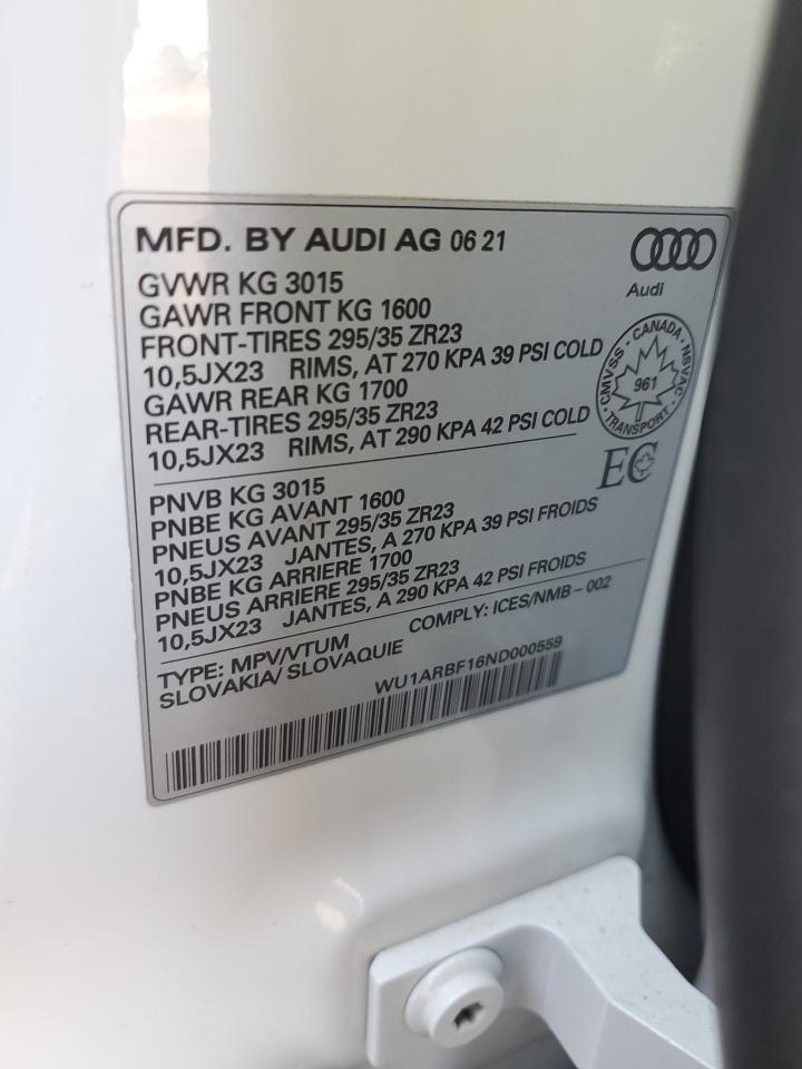 2022 AUDI RS Q8