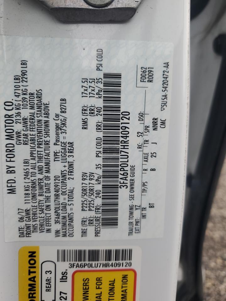 2017 FORD FUSION