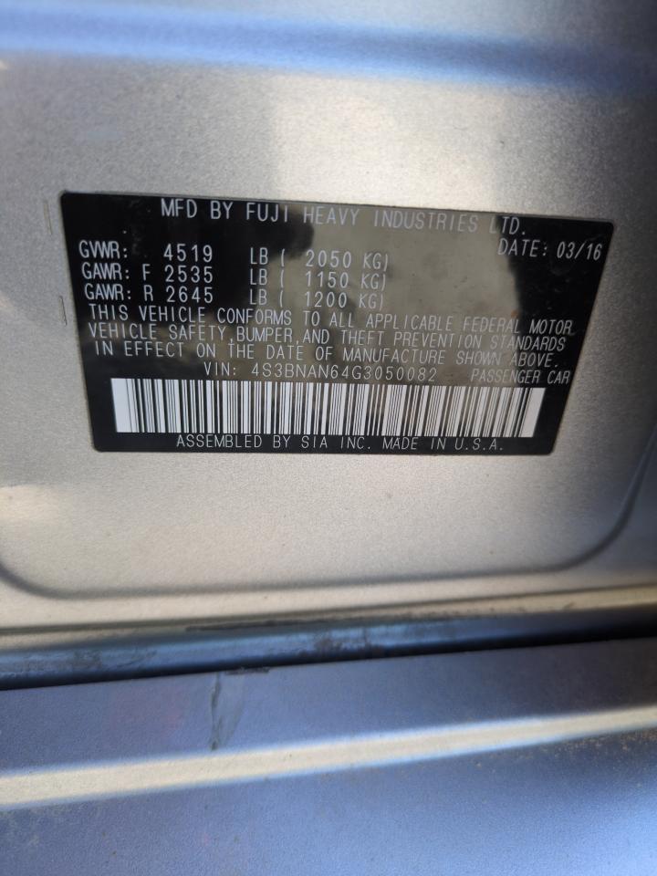 2016 SUBARU Legacy
