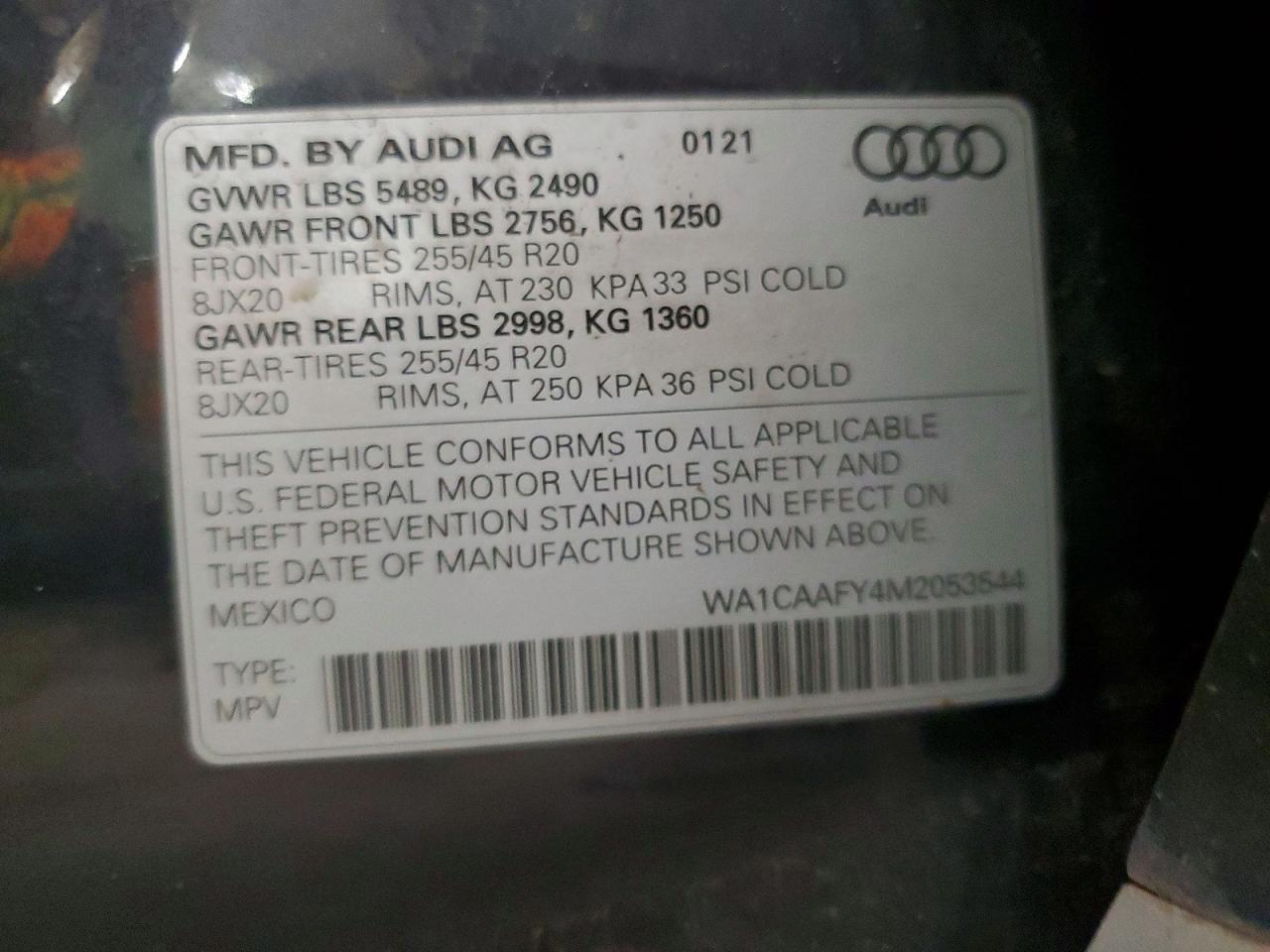 2021 AUDI Q5