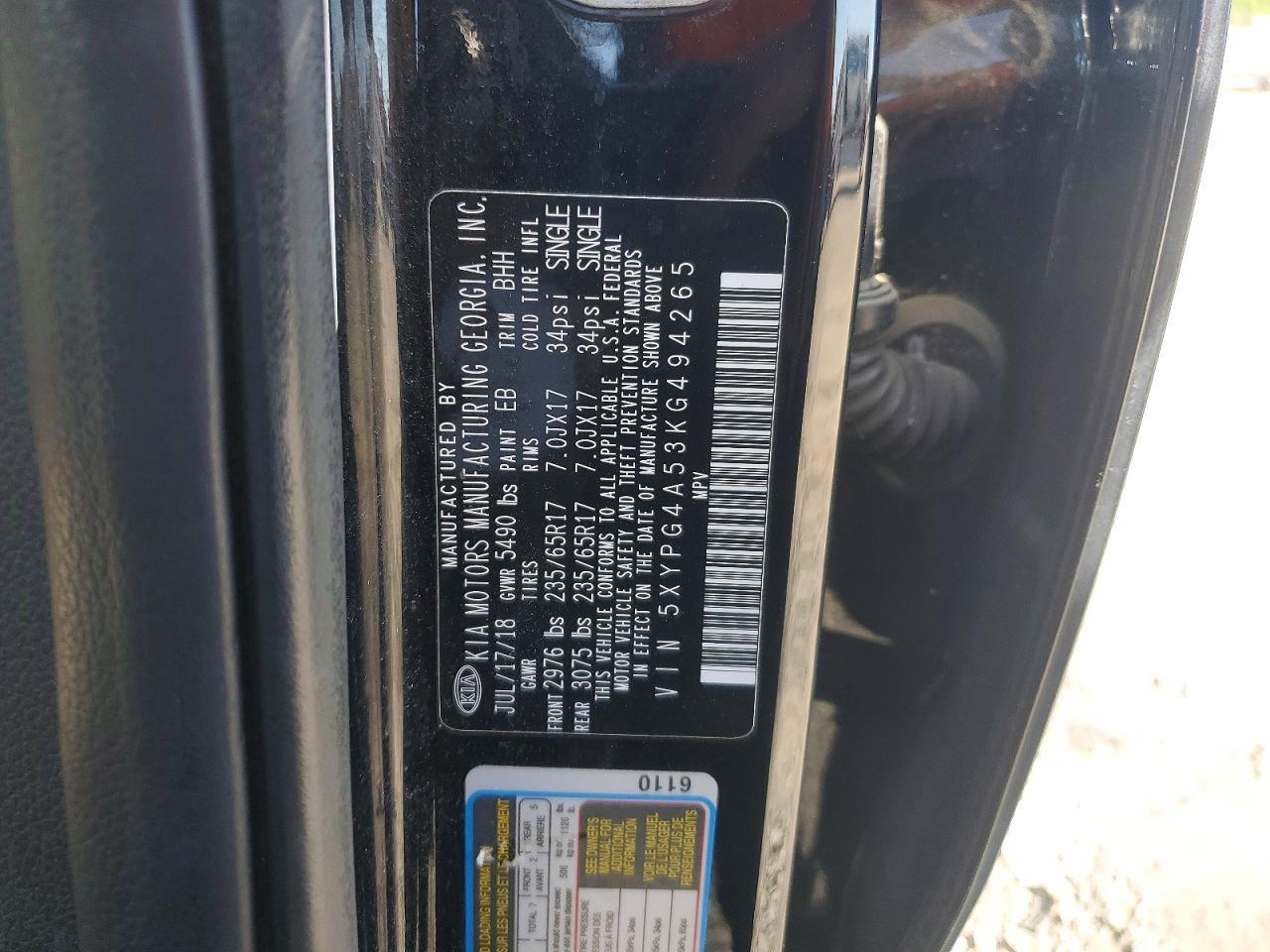 2019 KIA SORENTO