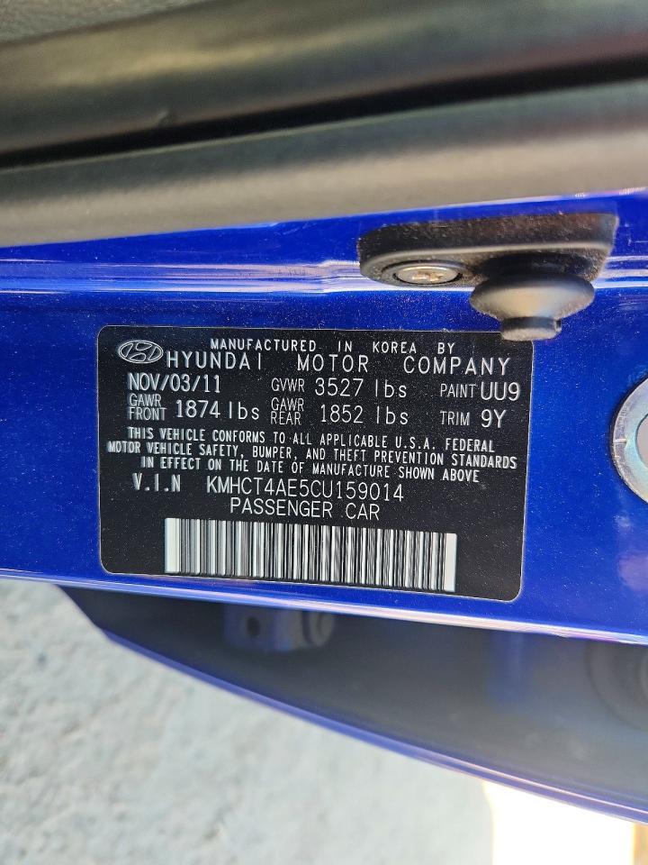 2012 HYUNDAI ACCENT