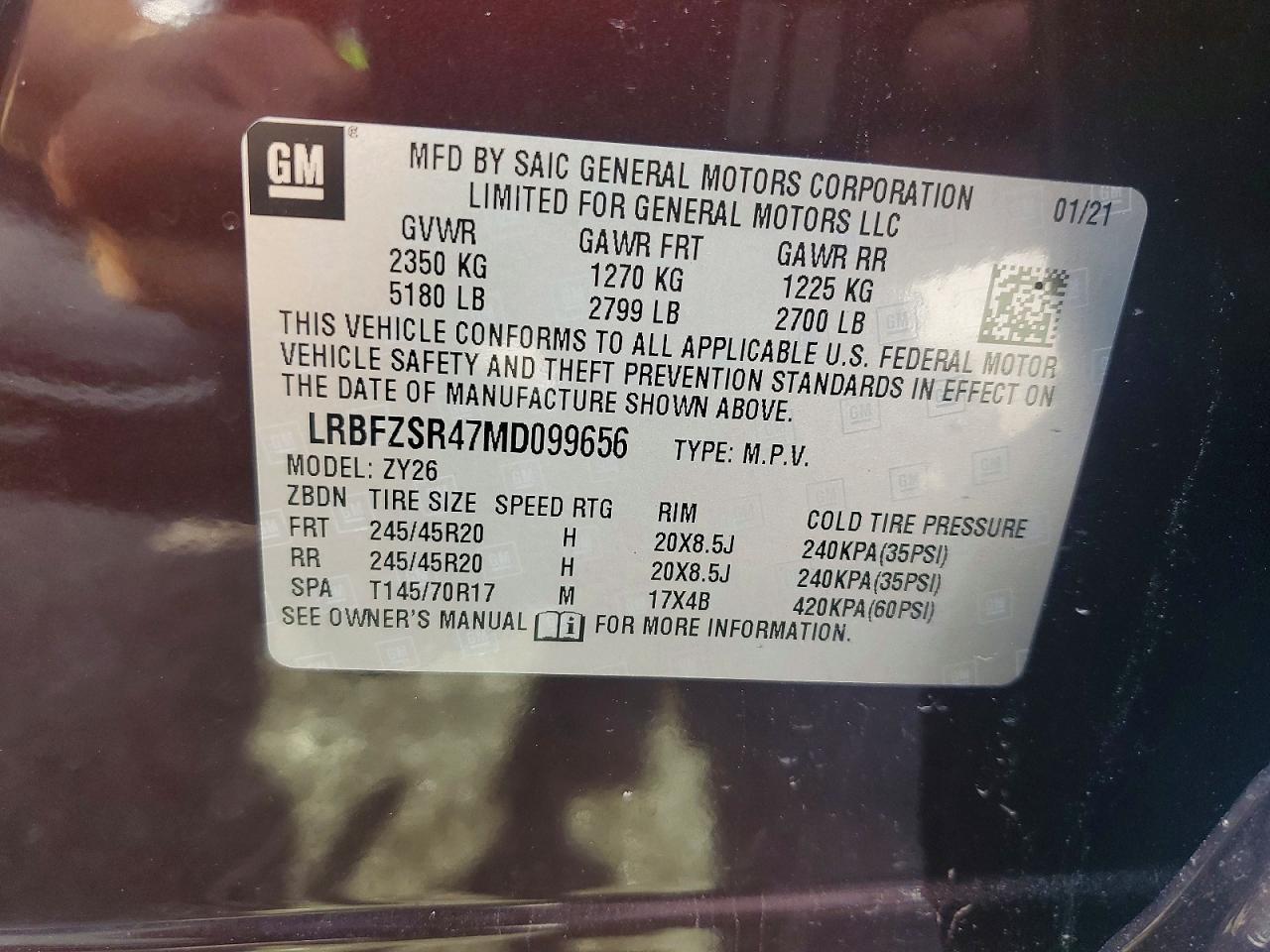 2021 BUICK Envision