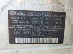 2012 HYUNDAI SONATA