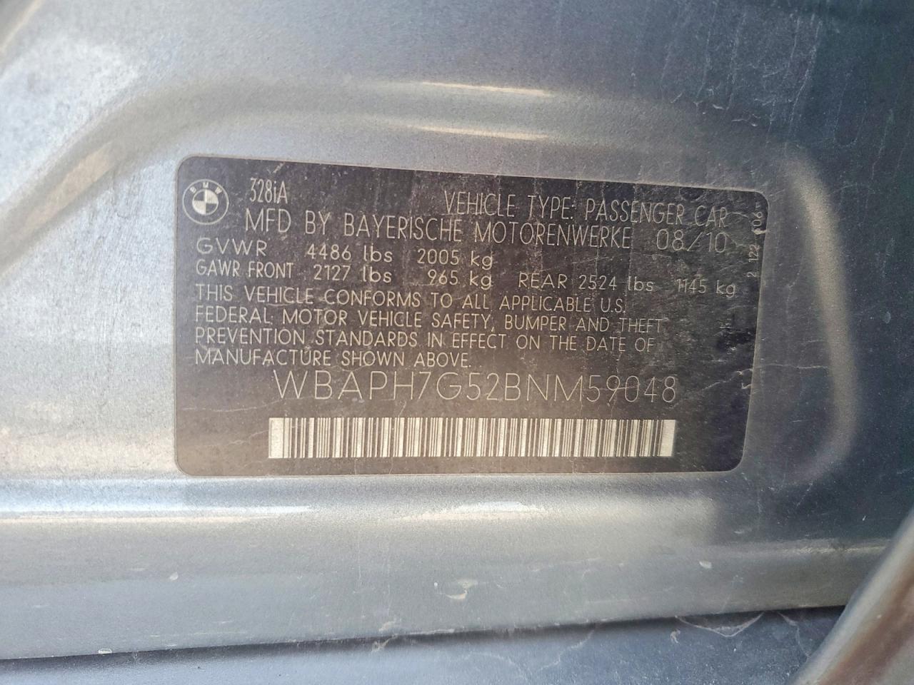 2011 BMW 3 SERIES