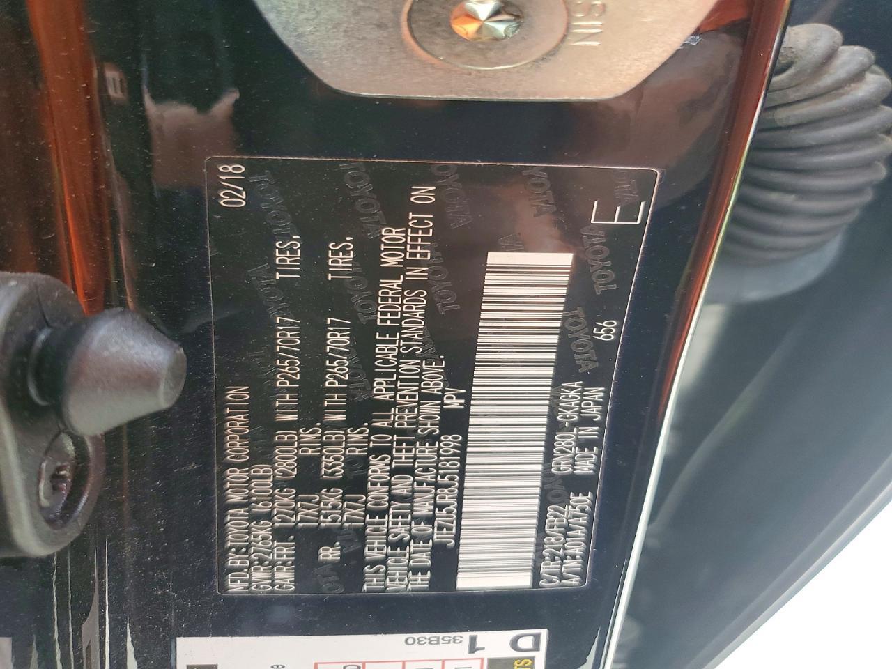 2018 TOYOTA 4Runner
