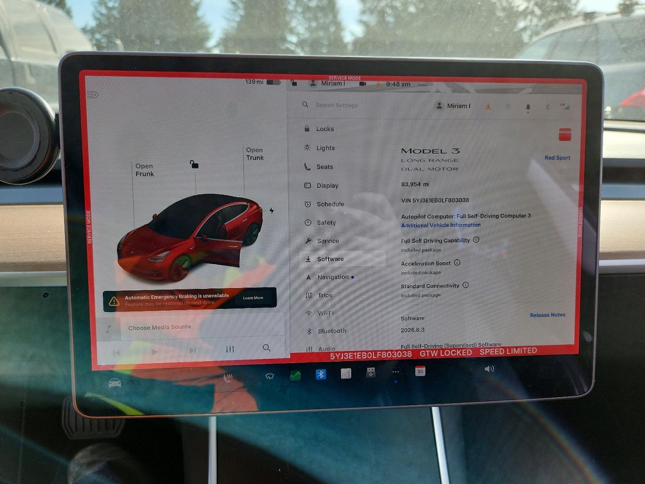 2020 TESLA MODEL 3