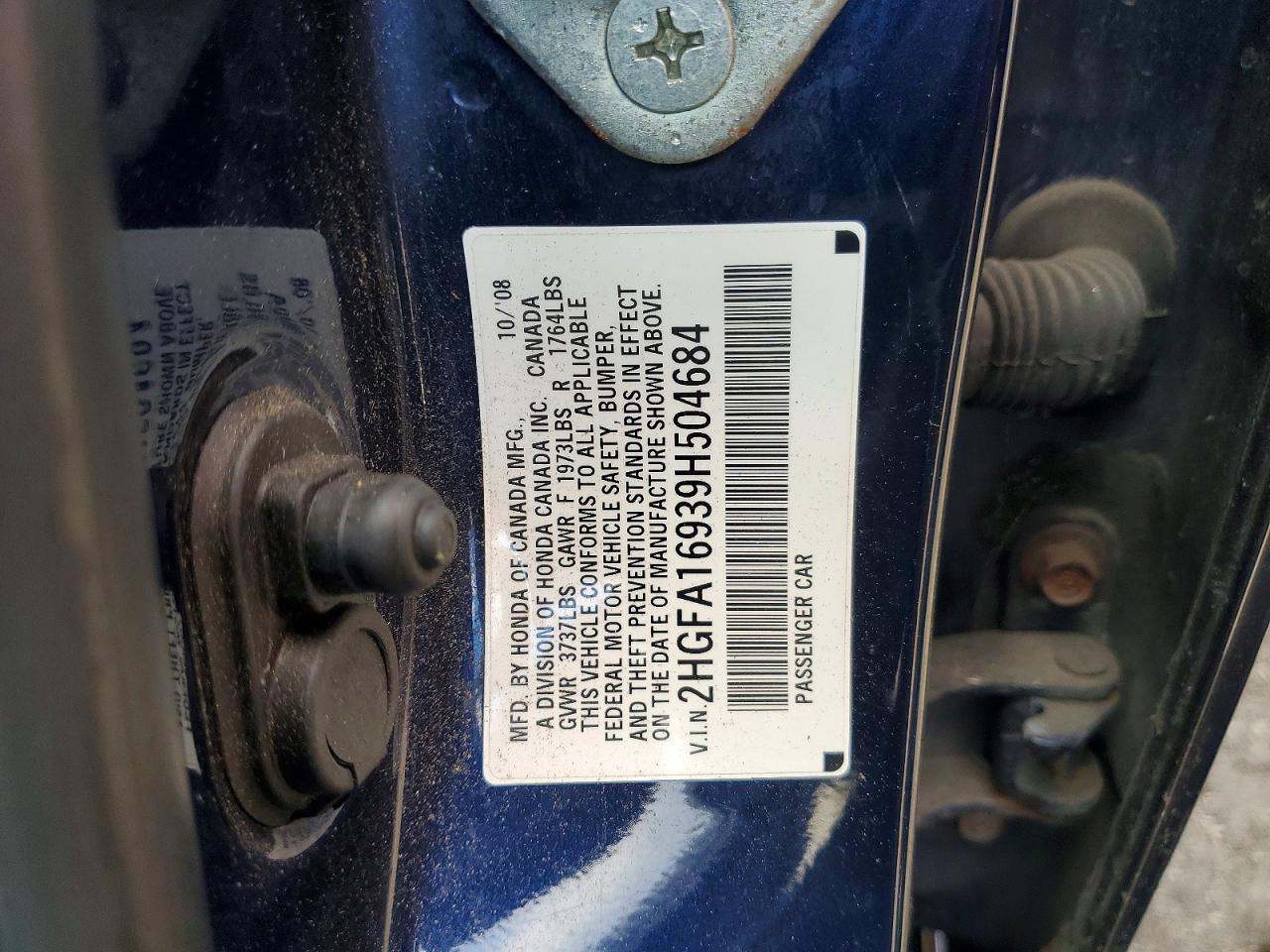 2009 HONDA CIVIC