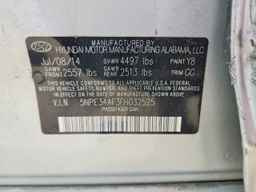 2015 HYUNDAI SONATA