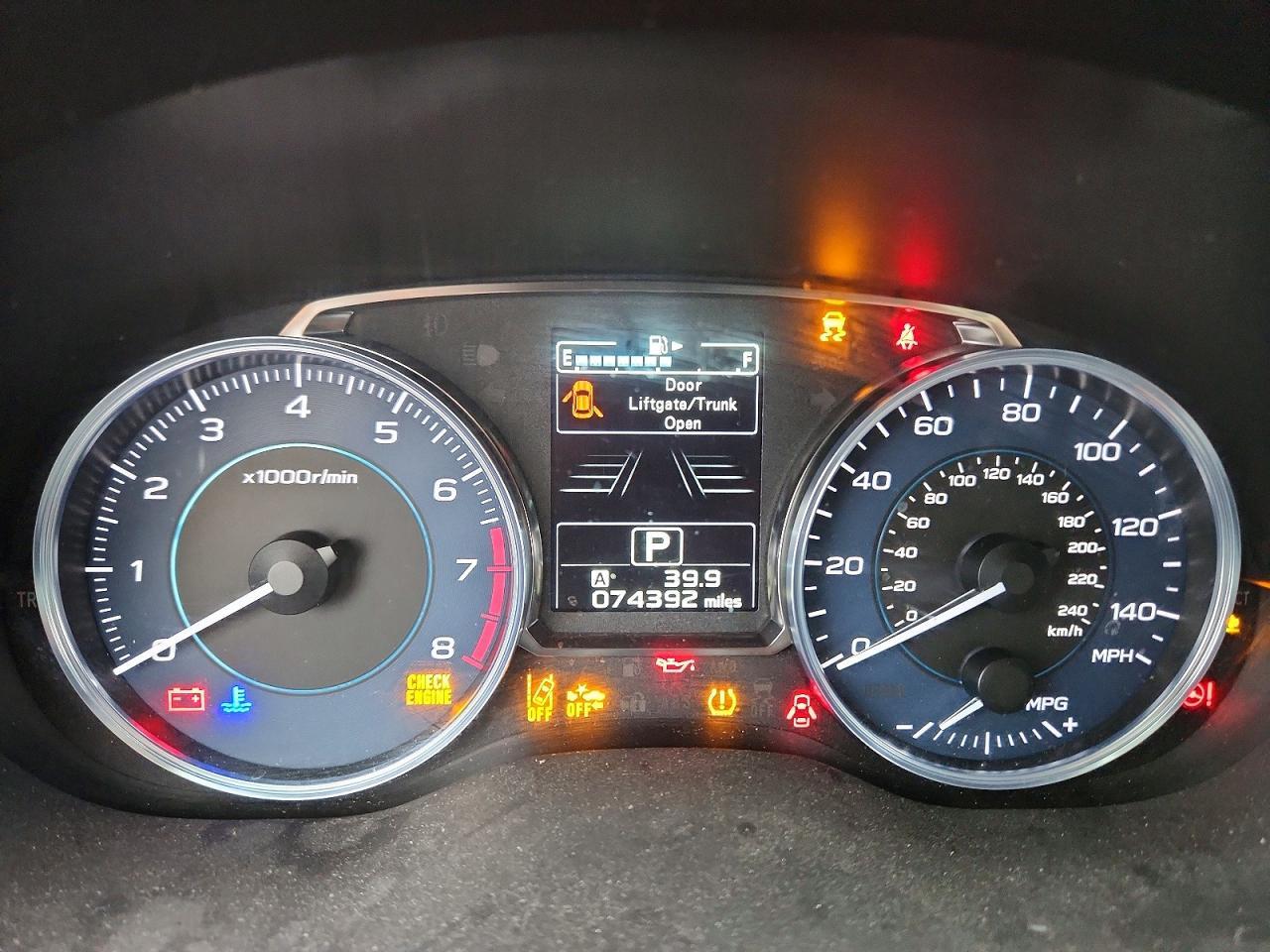 2016 SUBARU IMPREZA