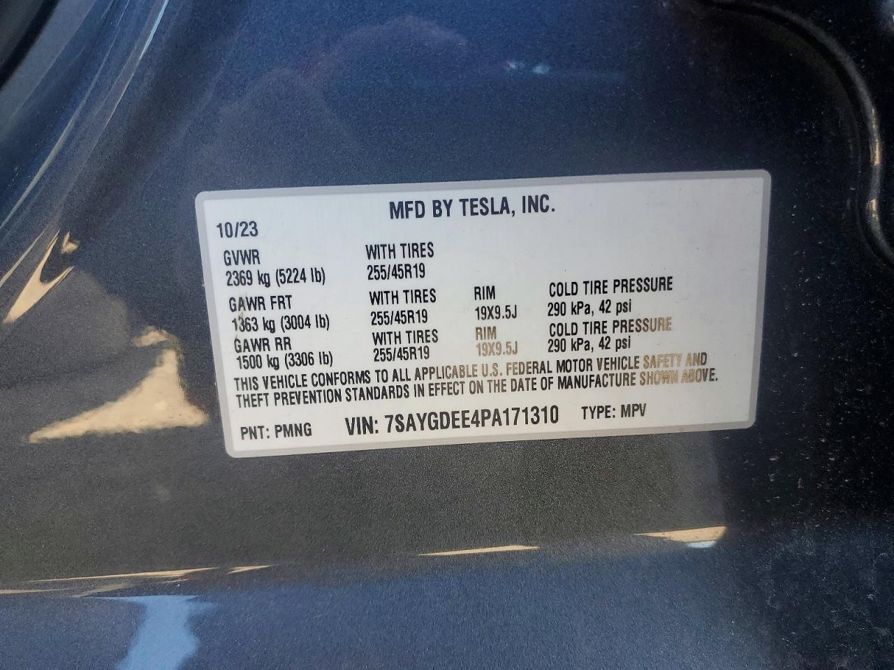 2023 TESLA MODEL Y