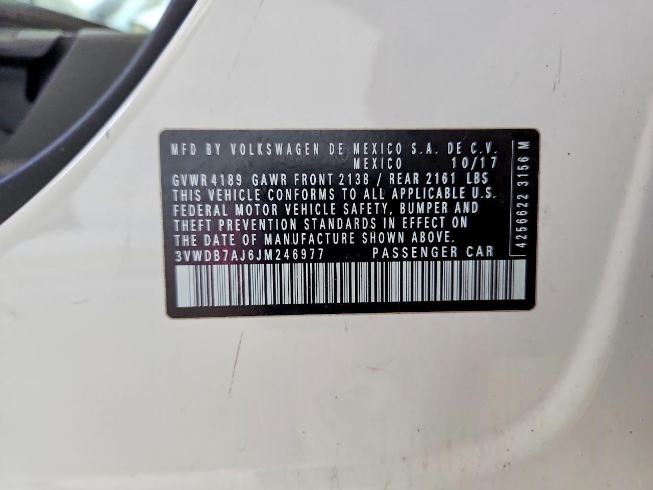 2018 VOLKSWAGEN JETTA
