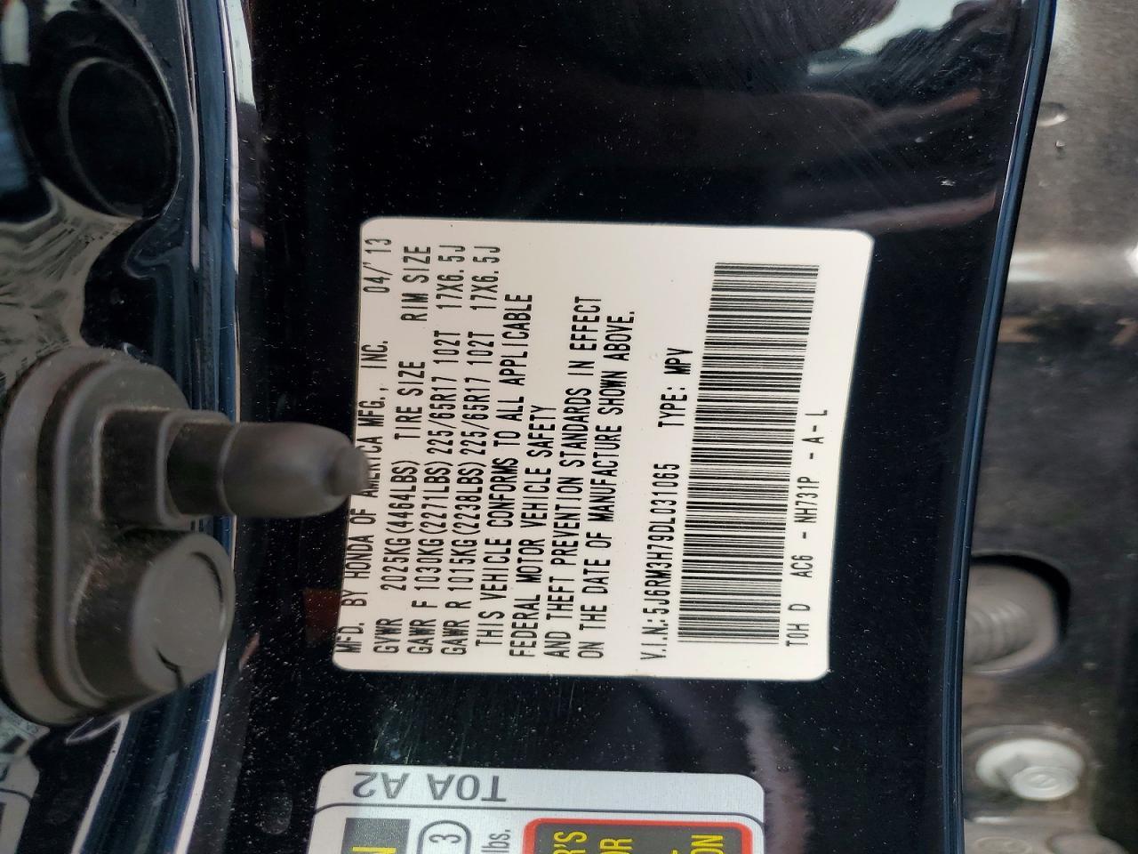 2013 HONDA CR-V