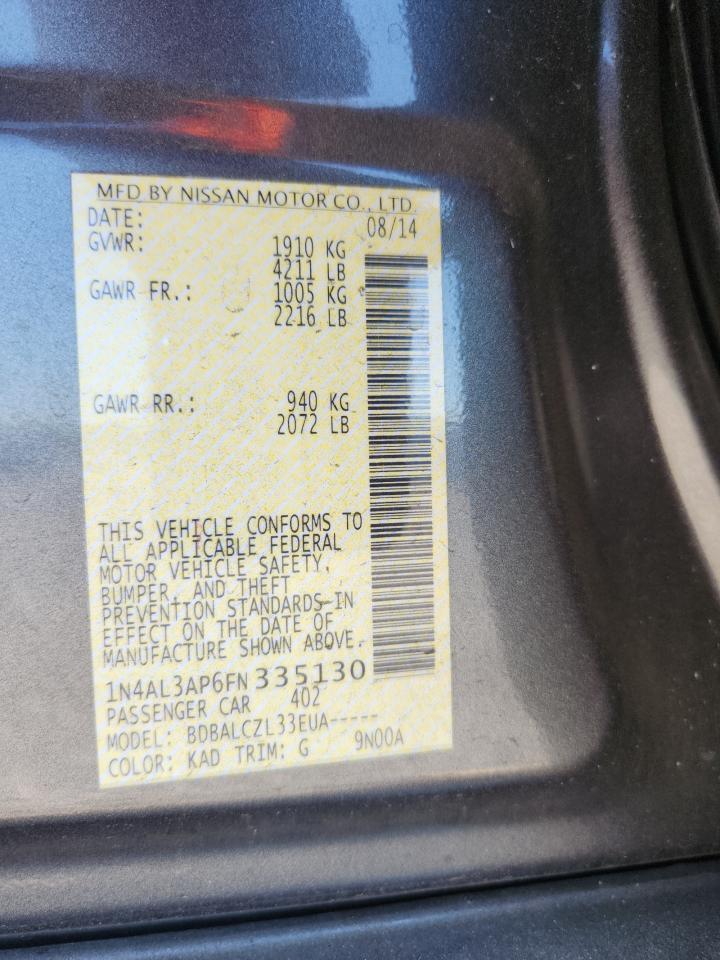 2015 NISSAN ALTIMA