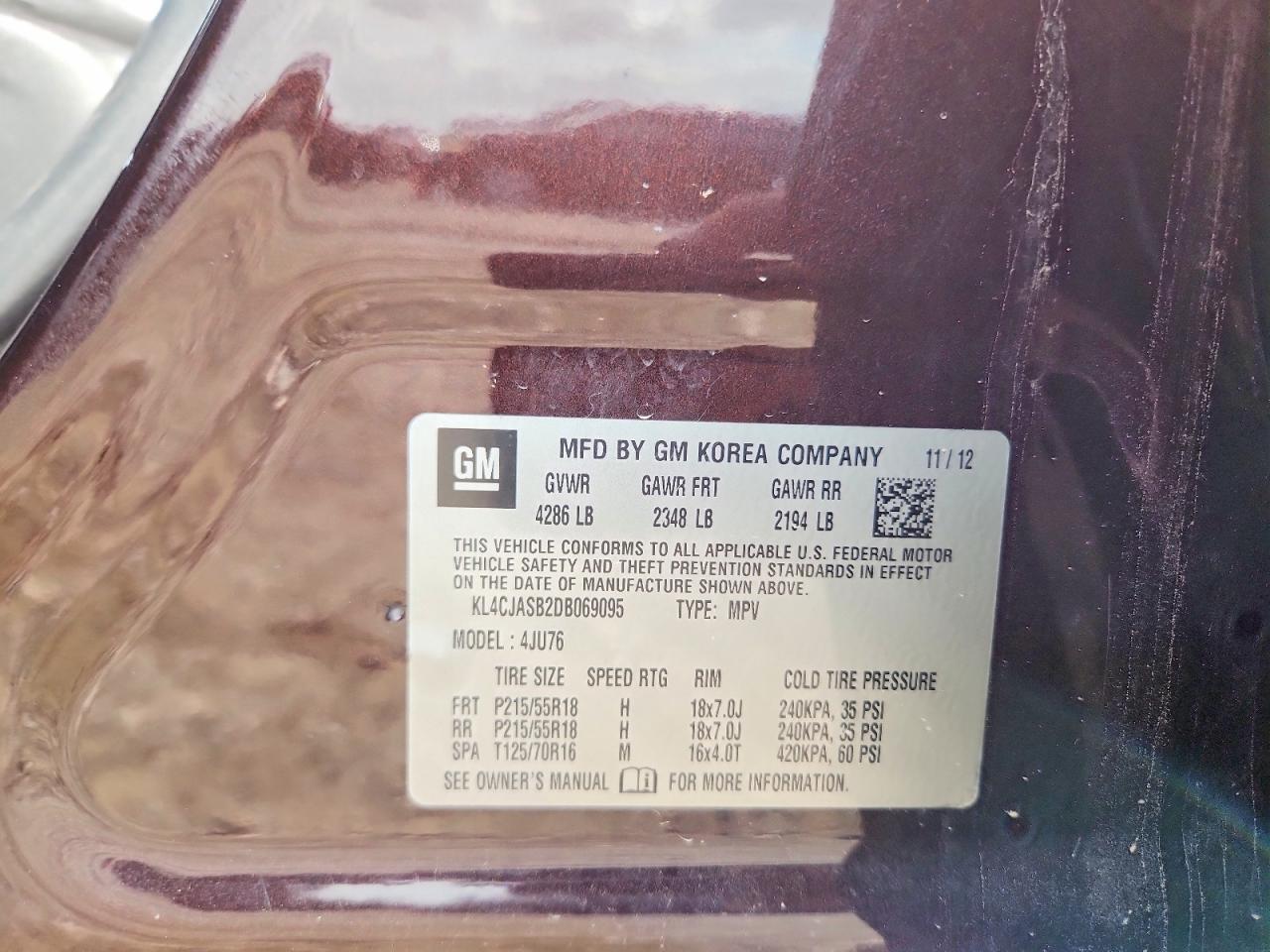 2013 BUICK ENCORE