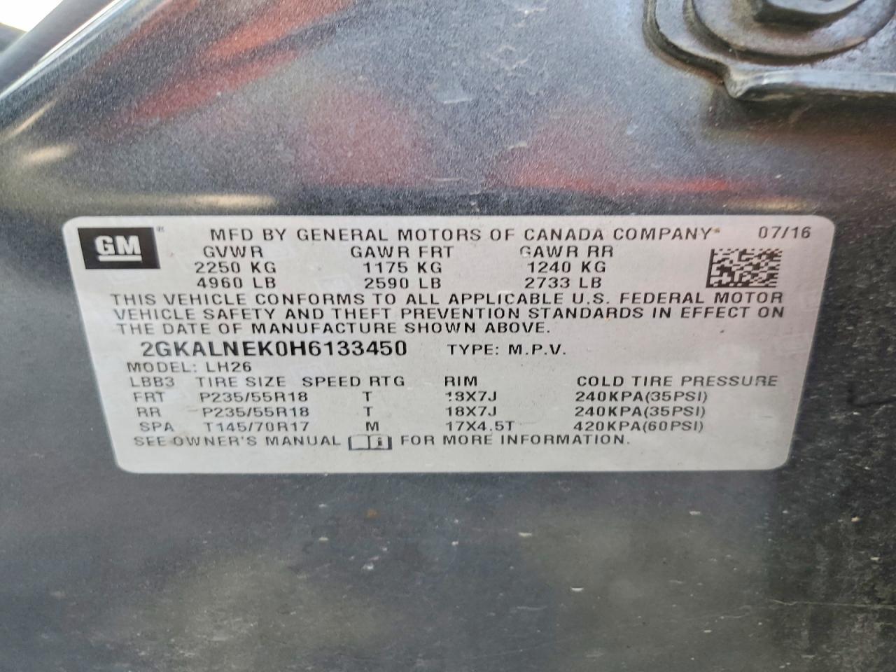 2017 GMC Terrain