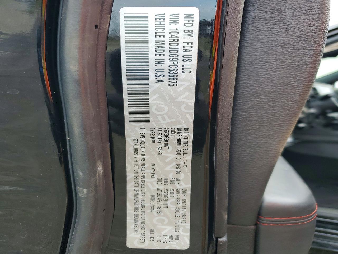 2023 DODGE DURANGO