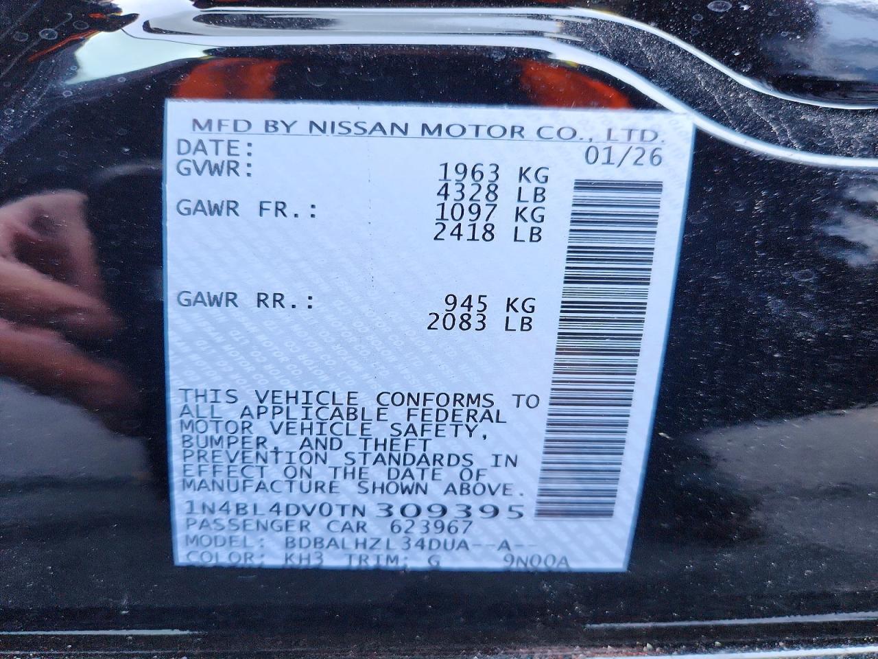2026 NISSAN ALTIMA