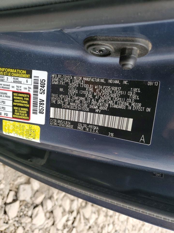 2014 TOYOTA SIENNA