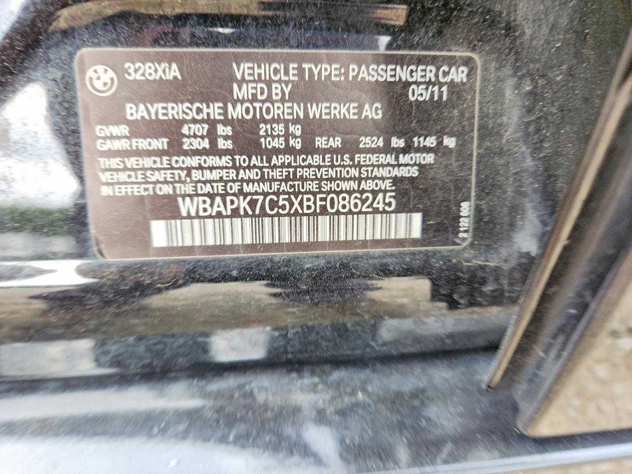 2011 BMW 3 SERIES