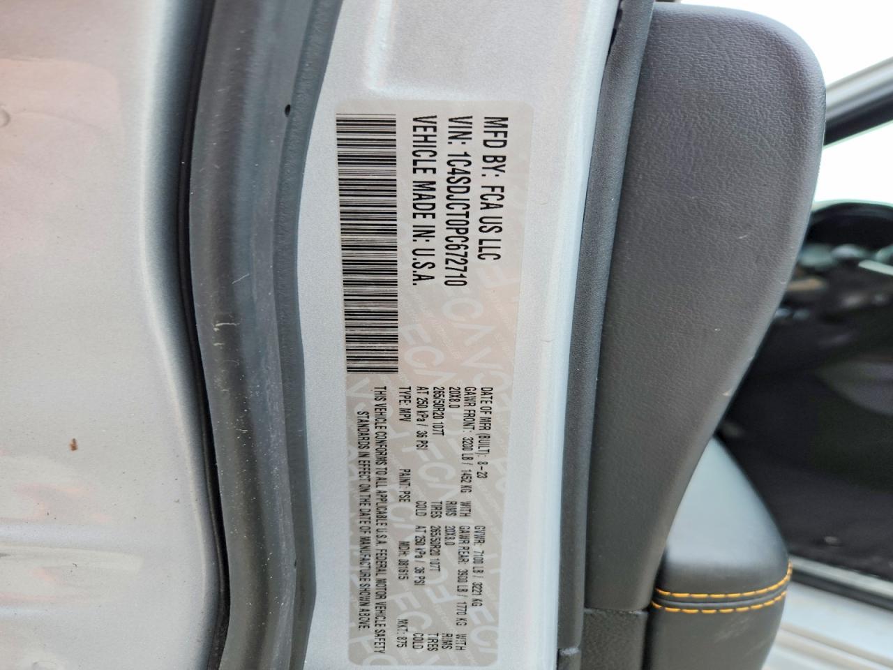 2023 DODGE DURANGO