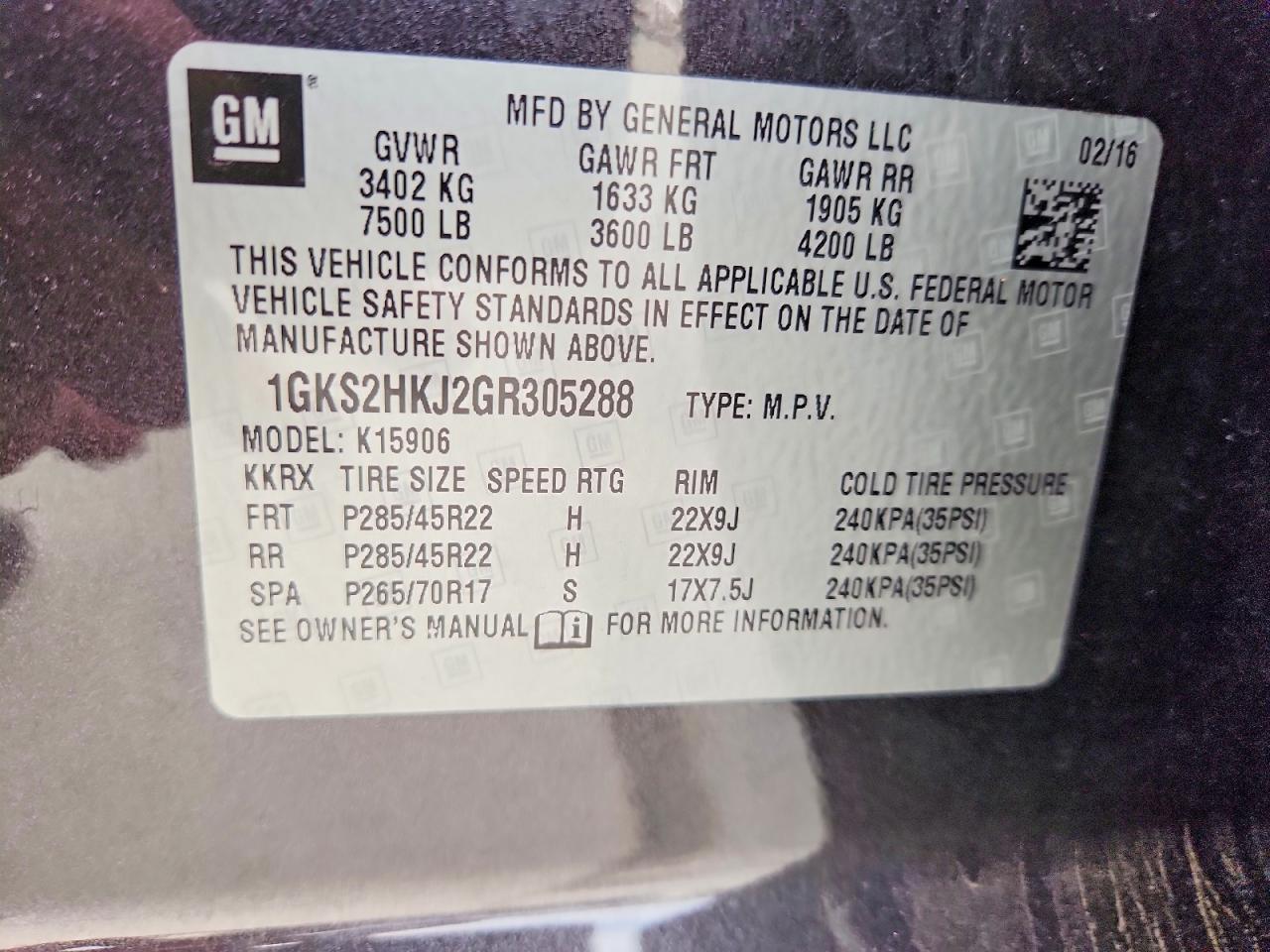 2016 GMC Yukon XL