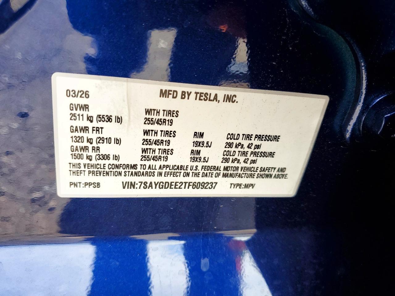 2026 TESLA MODEL Y