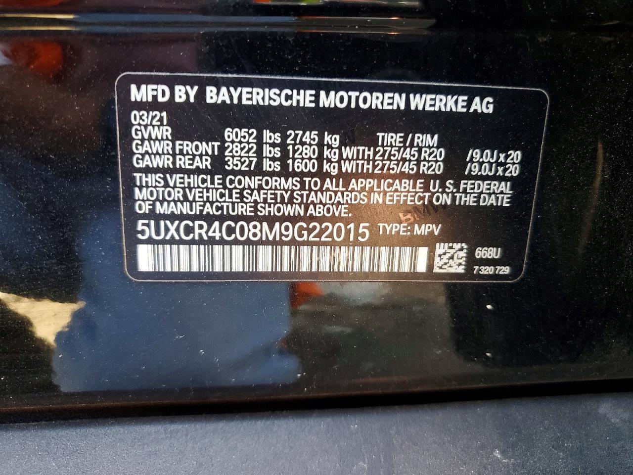 2021 BMW X5