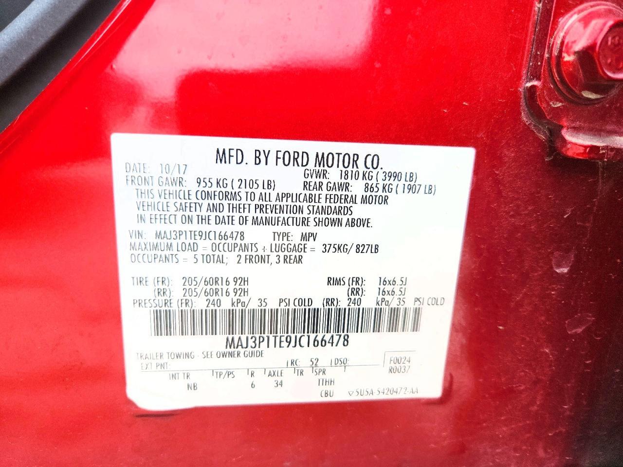 2018 FORD EcoSport