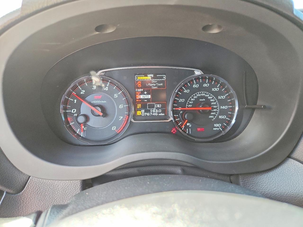 2018 SUBARU WRX