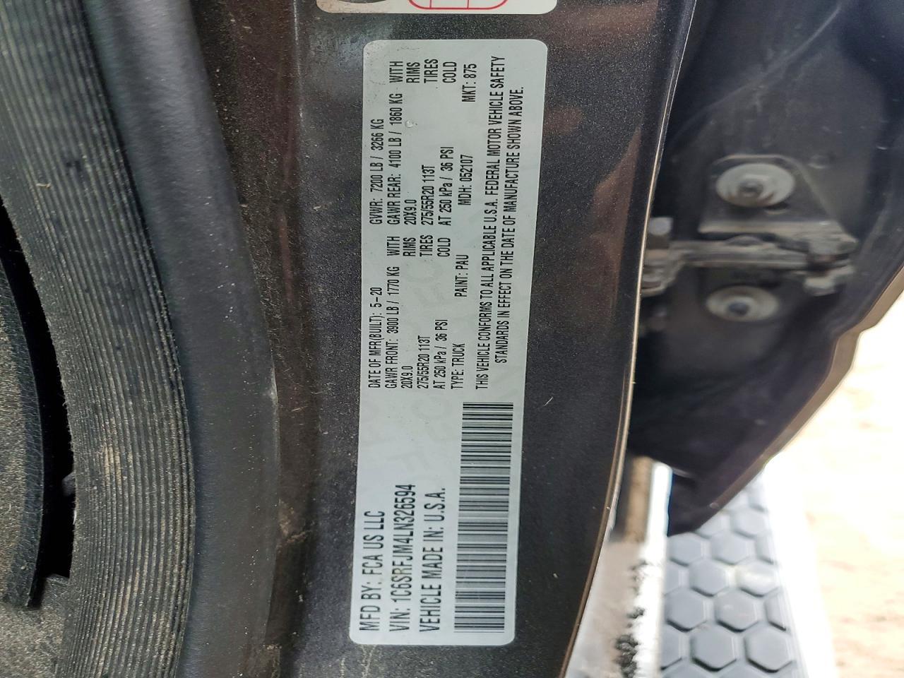 2020 RAM 1500